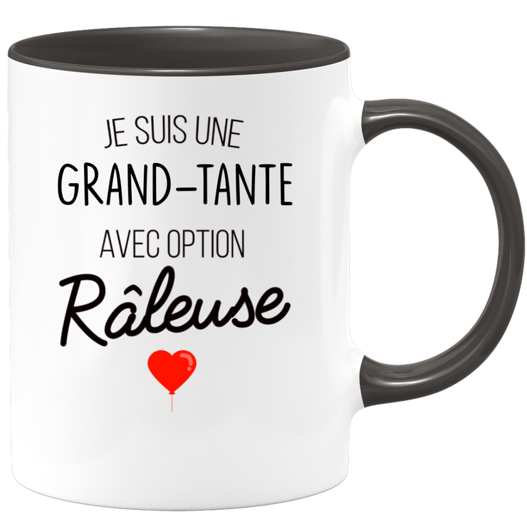 quotedazur - Mug Je Suis Une Grand-Tante Avec Option Râleuse - Cadeau Idéal Pour Grand-Tante - Cadeau Personnalisé Pour Femme - Cadeau Original Pour Anniversaire Ou Noël