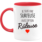 mug i am a surfer with rause option