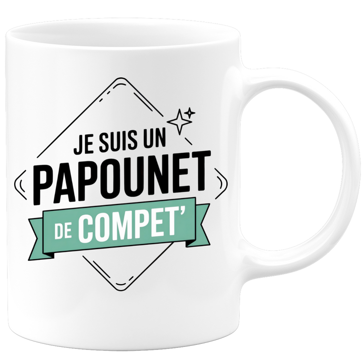 Mug je suis un papounet de compet
