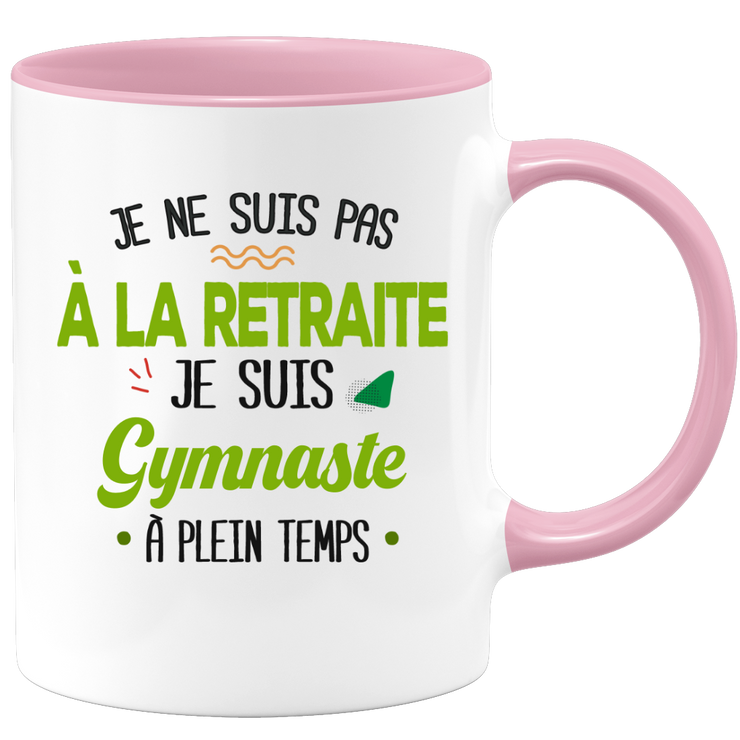 quotedazur - Mug Retraite Je Suis Gymnaste - Cadeau Humour Sport - Idée Cadeau Retraite Original Gymnastique - Tasse Gymnaste - Départ Retraite Anniversaire Ou Noël