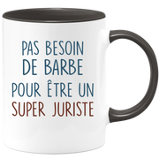 Mug pas besoin de barbe pour être un super Juriste