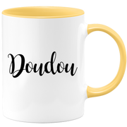 quotedazur - Mug Doudou Bisous - Idée Cadeau Couple Amour Femme ou Homme Pour La Saint Valentin, Anniversaire Ou Noël