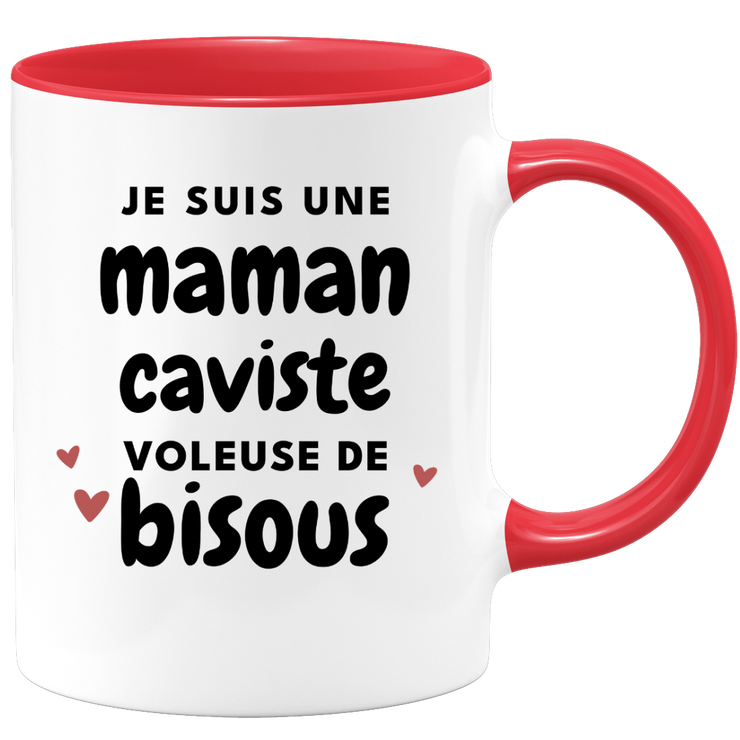 quotedazur - Mug I'm a kiss-stealing mum - Original Mother's Day Gift - Gift Idea For Mom's Birthday - Gift For Future Mom Birth