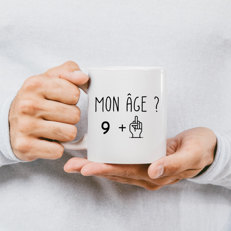 quotedazur - Mug Idée Cadeau 10 ans Homme Femme - Cadeau Anniversaire 10 Ans - Idée Cadeau Original, Humour, Drôle, Rigolo, Fun - Mug Tasse Café Thé Pas Cher