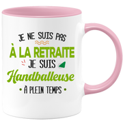 quotedazur - Mug Retraite Je Suis Handballeuse - Cadeau Humour Sport - Idée Cadeau Retraite Original Handball - Tasse Handballeuse - Départ Retraite Anniversaire Ou Noël