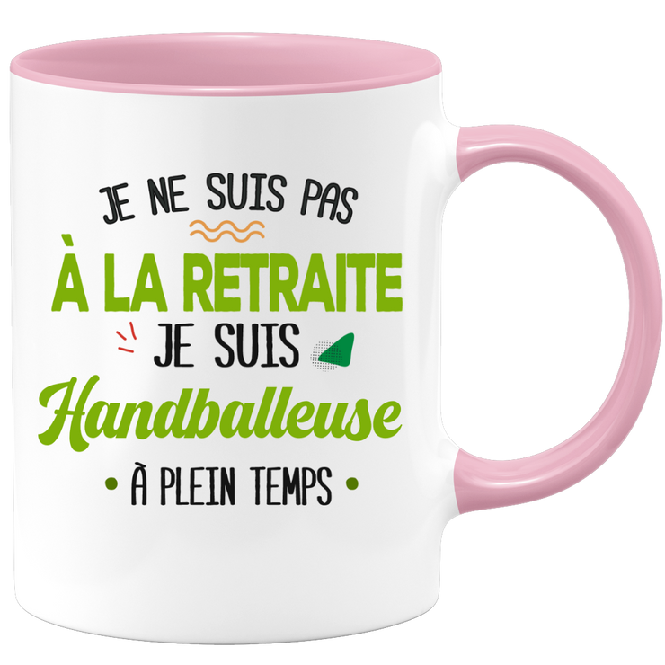 quotedazur - Mug Retraite Je Suis Handballeuse - Cadeau Humour Sport - Idée Cadeau Retraite Original Handball - Tasse Handballeuse - Départ Retraite Anniversaire Ou Noël