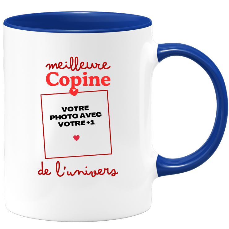 Mug Meilleure Copine de l'univers - Mug personnalisé avec photo couple