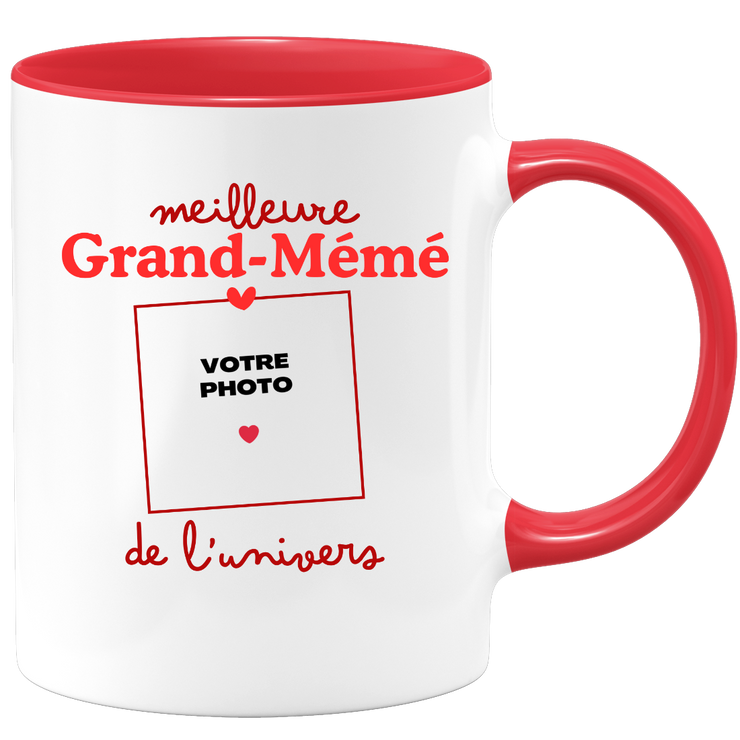 Mug Meilleure Grand-mémé de l'univers - Mug personnalisé avec photo famille