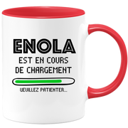Enola Mug Is Loading Please Wait - Personalized Enola Women's First Name Gift