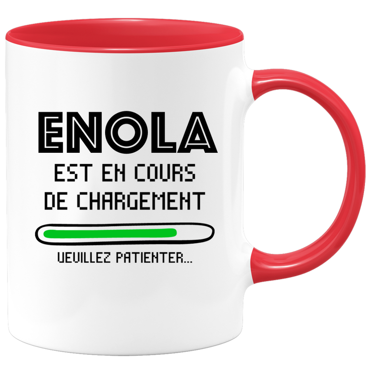 Enola Mug Is Loading Please Wait - Personalized Enola Women's First Name Gift
