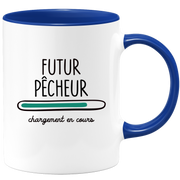 quotedazur - Mug Futur Pêcheur, Idée Cadeau Parfaite pour Passionnés de Pêche, Anniversaires, Fête des Pères