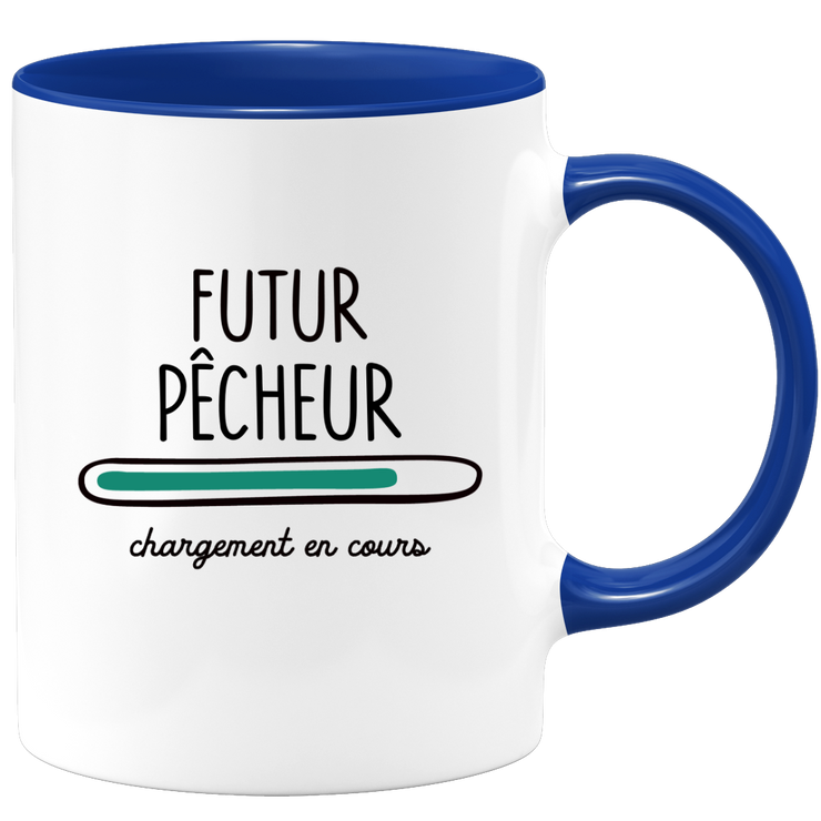 quotedazur - Mug Futur Pêcheur, Idée Cadeau Parfaite pour Passionnés de Pêche, Anniversaires, Fête des Pères