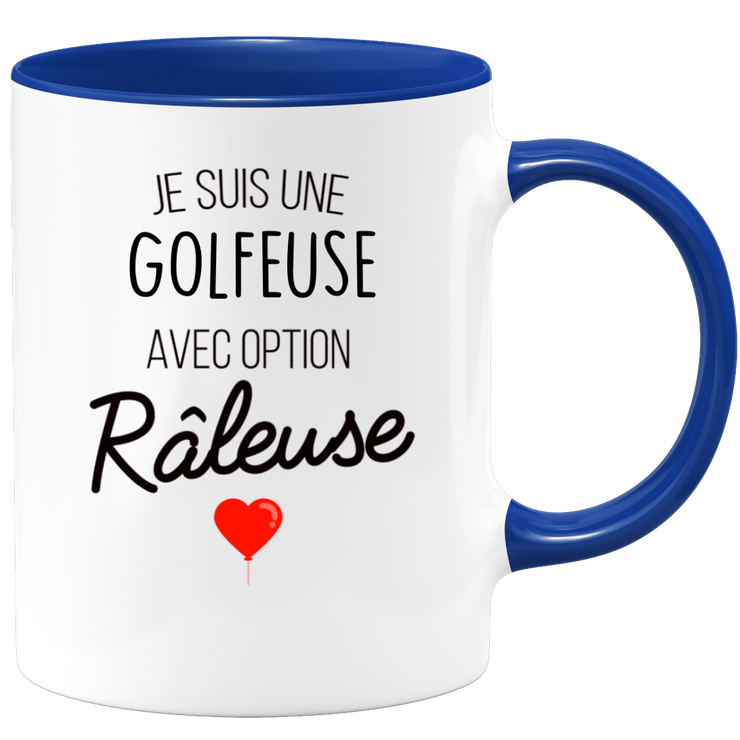 quotedazur - Mug Je Suis Une Golfeuse Avec Option Râleuse - Cadeau Idéal Pour Golfeuse - Cadeau Personnalisé Pour Femme - Cadeau Original Pour Anniversaire Ou Noël