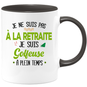quotedazur - Mug Retraite Je Suis Golfeuse - Cadeau Humour Sport - Idée Cadeau Retraite Original Golf - Tasse Golfeuse - Départ Retraite Anniversaire Ou Noël
