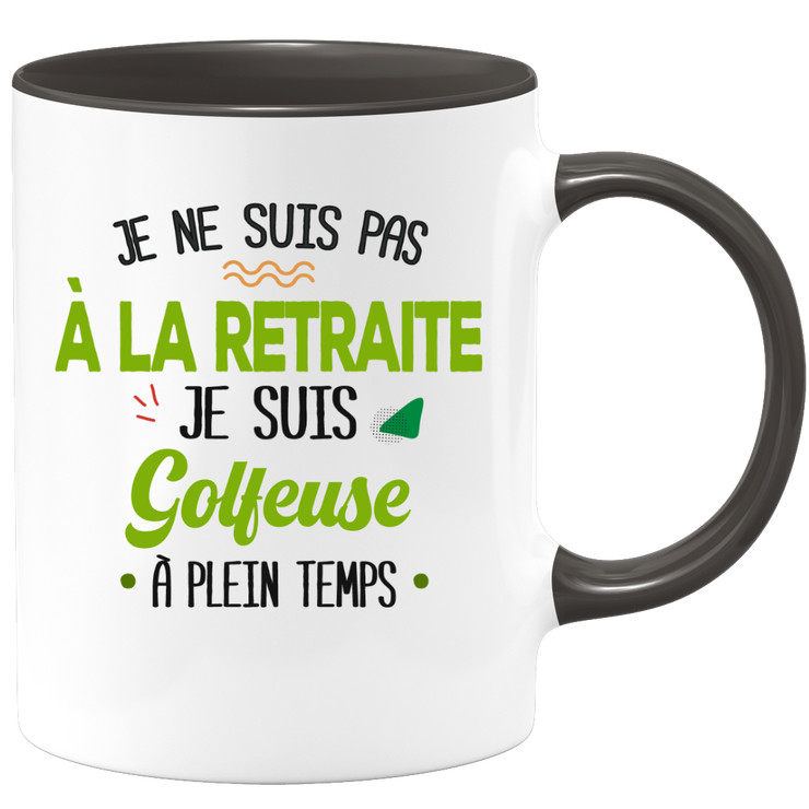 quotedazur - Mug Retraite Je Suis Golfeuse - Cadeau Humour Sport - Idée Cadeau Retraite Original Golf - Tasse Golfeuse - Départ Retraite Anniversaire Ou Noël
