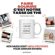 quotedazur - Mug Je Ne Suis Pas Parfait Mais Je Suis Gendre Et C'est Presque Pareil - Cadeau Humoristique pour Beau-Fils, Anniversaire, Noël