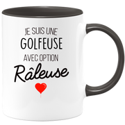 quotedazur - Mug Je Suis Une Golfeuse Avec Option Râleuse - Cadeau Idéal Pour Golfeuse - Cadeau Personnalisé Pour Femme - Cadeau Original Pour Anniversaire Ou Noël