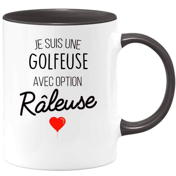 quotedazur - Mug Je Suis Une Golfeuse Avec Option Râleuse - Cadeau Idéal Pour Golfeuse - Cadeau Personnalisé Pour Femme - Cadeau Original Pour Anniversaire Ou Noël