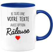 Mug personnalisable Je suis une femme avec option râleuse