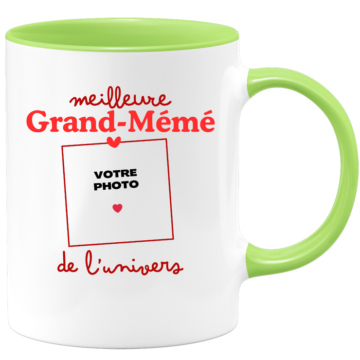 Mug Meilleure Grand-mémé de l'univers - Mug personnalisé avec photo famille