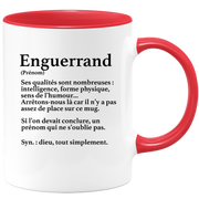 quotedazur - Mug Définition Prénom Enguerrand Dieu Tout Simplement - Cadeau Humour Prénom - Idée Cadeau Famille Saint Valentin - Tasse Prénom Enguerrand