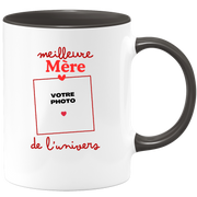 Mug Meilleure Mère de l'univers - Mug personnalisé avec photo famille