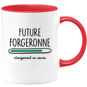 quotedazur - Mug Future Forgeronne Chargement En Cours - Cadeau Humour Promotion Travail - Idée Cadeau Départ Collègue - Tasse Chef Forgeronne - Idéal Pour Noël Au Bureau