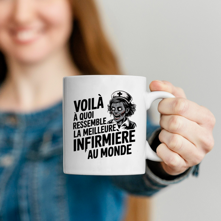 Mug voilà à quoi ressemble la meilleure infirmiere au monde