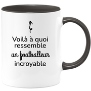 quotedazur - Mug Voilà à Quoi Ressemble Un Footballeur Incroyable - Cadeau Footballeur - Idée Cadeau Anniversaire - Idée Pour Une Attention Originale Footballeur