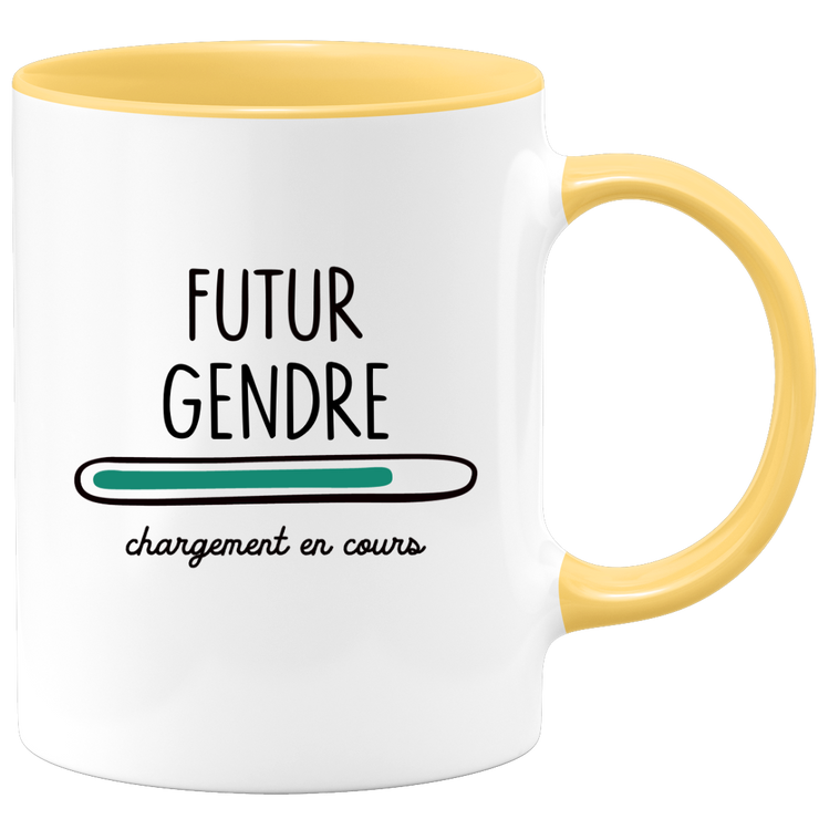quotedazur - Mug Futur Gendre Idéal Pour Engagement, Cadeau Humoristique, Fiançailles