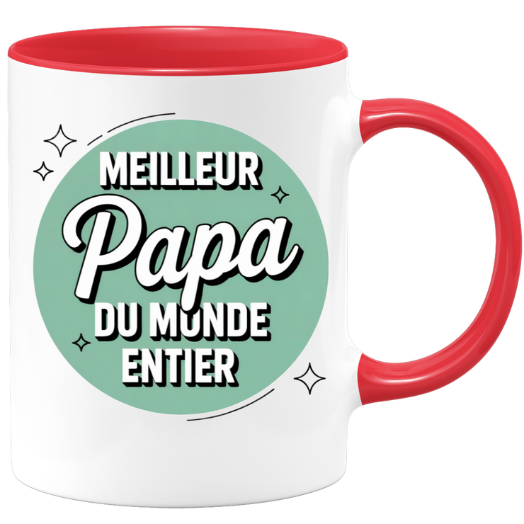 Mug meilleur papa du monde entier