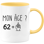 quotedazur - Mug Idée Cadeau 63 ans Homme Femme - Cadeau Anniversaire 63 Ans - Idée Cadeau Original, Humour, Drôle, Rigolo, Fun - Mug Tasse Café Thé Pas Cher
