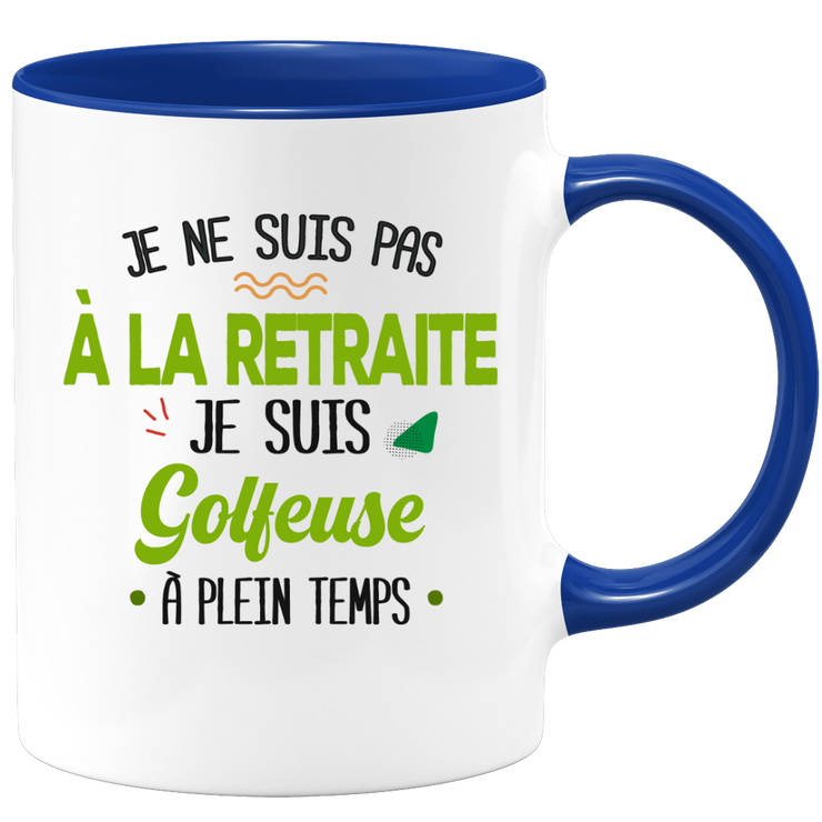 quotedazur - Mug Retraite Je Suis Golfeuse - Cadeau Humour Sport - Idée Cadeau Retraite Original Golf - Tasse Golfeuse - Départ Retraite Anniversaire Ou Noël