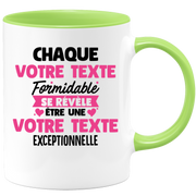 Mug personnalisable Chaque femme formidable se révèle être exceptionnelle - Annonce naissance Nouveau Poste