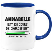 quotedazur - Mug Annabelle Est En Cours De Chargement Veuillez Patienter - Cadeau Annabelle Prénom Femme Personnalisé - Cadeau Annniversaire Noël Adolescent Collègue