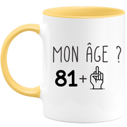 quotedazur - Mug Idée Cadeau 82 ans Homme Femme - Cadeau Anniversaire 82 Ans - Idée Cadeau Original, Humour, Drôle, Rigolo, Fun - Mug Tasse Café Thé Pas Cher
