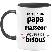 quotedazur - Mug I'm A Masseur Kiss Thief Dad - Original Father's Day Gift - Gift Idea For Dad Birthday - Gift For Future Dad Birth