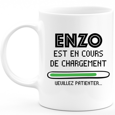 Enzo Mug Is Loading Please Wait - Personalized Enzo First Name Man Gift