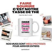 quotedazur - Mug Chaque Maman Formidable Se Révèle Être Une Mamie Exceptionnelle - Cadeau Future Mamie - Surprise Annonce Grossesse Garçon/Fille Naissance Bébé Gender Reveal