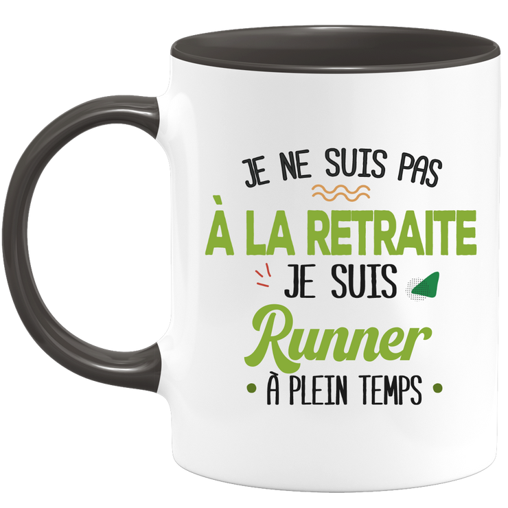 quotedazur - Mug Retraite Je Suis Runner - Cadeau Humour Sport - Idée
