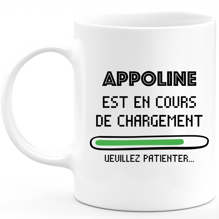 Appoline Mug Is Loading Please Wait - Personalized Appoline First Name Woman Gift