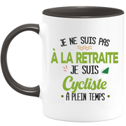 quotedazur - Retirement Mug I Am A Cyclist - Sport Humor Gift - Original Retirement Bicycle Gift Idea - Cyclist Cup - Retirement Departure Birthday Or Christmas