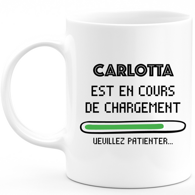 Mug Carlotta Is Loading Please Wait - Personalized First Name Carlotta Gift For Women