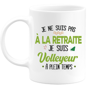 quotedazur - Retirement Mug I Am A Volleyball Player - Sport Humor Gift - Original Volley Ball Retirement Gift Idea - Volleyball Mug - Retirement Departure Birthday Or Christmas