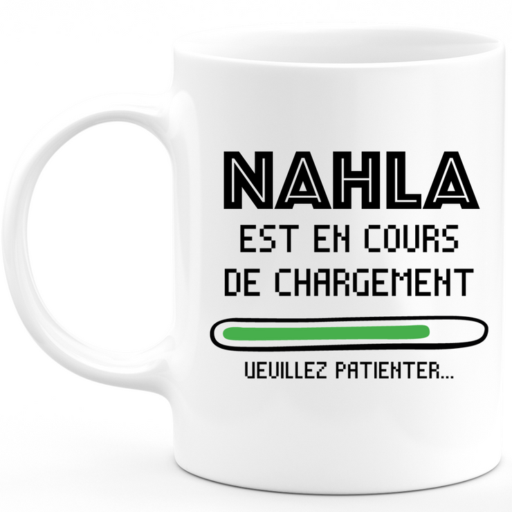 Nahla Mug Is Loading Please Wait - Personalized Nahla First Name Woman Gift