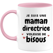 quotedazur - Mug I Am A Mum Director Stealing Kisses - Original Mother's Day Gift - Gift Idea For Mom Birthday - Gift For Future Mom Birth