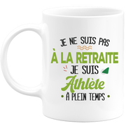 quotedazur - Mug Retraite Je Suis Athlète - Cadeau Humour Sport - Idée Cadeau Retraite Original Athlétisme - Tasse Athlète - Départ Retraite Anniversaire Ou Noël