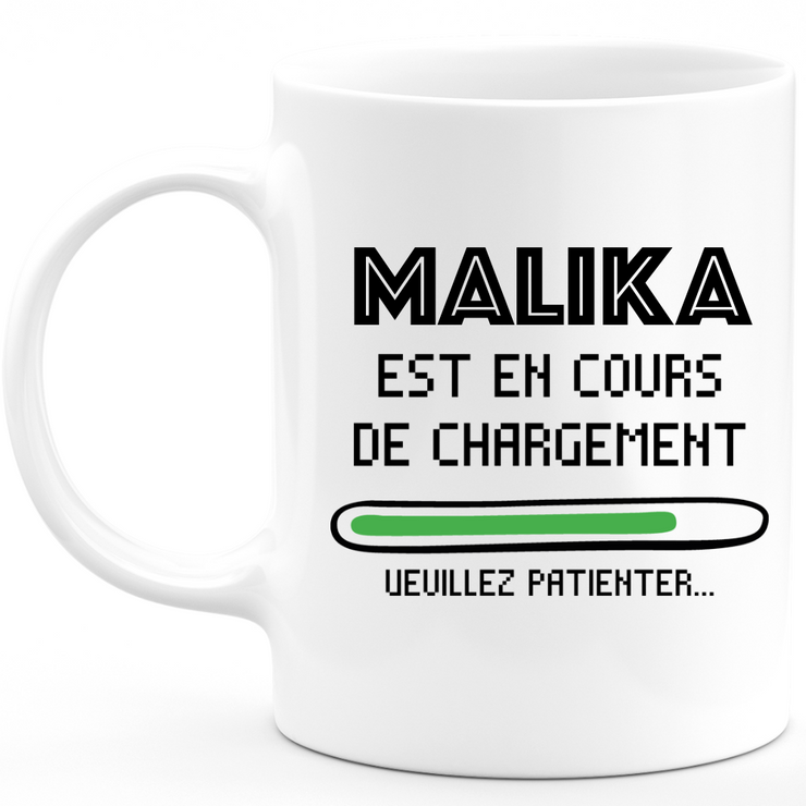 Malika Mug Is Loading Please Wait - Personalized Malika First Name Woman Gift