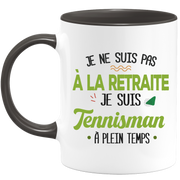 quotedazur - Mug Retraite Je Suis Tennisman - Cadeau Humour Sport - Idée Cadeau Retraite Original Tennis - Tasse Tennisman - Départ Retraite Anniversaire Ou Noël