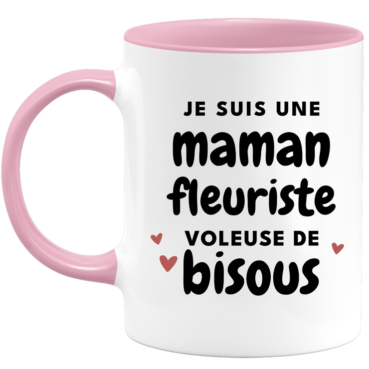 quotedazur - Mug I'm a kiss-stealing florist mom - Original Mother's Day gift - Gift idea for mom's birthday - Gift for mother-to-be birth
